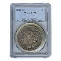 Certified Morgan Silver Dollar 1889-CC VF35 PCGS