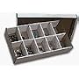 BCW Sorting Tray (10 Slots) - Corrugated Cardboard Storage Box - Baseball, Football, Basketball, Hockey, Nascar, Sportscards, Gaming & Trading Cards Collecting Supplies