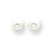 14k 4.5-5mm White Round Cultured Pearl Stud Earrings