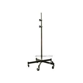 Photogenic TA34SU 8' Free Sliding Light Stand with 5/8 Top & 25 Base with Castors, Chrome.