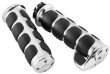 Kuryakyn Premium ISO-Grips with Chrome Accent Rings with Throttle Boss 6212