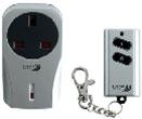 Remote Controlled Mains Socket With Key Fob On/Off Transmitter HE706
