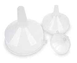 Westward 1EKF3 Utility Funnel Set, 8, 5, and 3 3/14 In