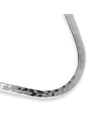 Sterling Silver 5mm Hammered Neck Collar