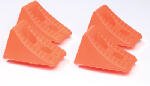 RhinoGear 11930 Tire Hugger Wheel Chock - Set of 2