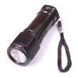 Sona FL309BK 8 LED Black Metal Body Flashlight