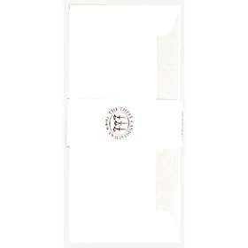 Three Candelsticks No3 White Envelopes 8229