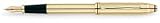 Cross Townsend 18 Karat Gold Filled / Rolled Gold Fine Point Fountain Pen - 776-FD