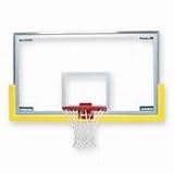 Unbreakable&8482 Short Glass Backboard w/Pad, Glass, Backboards, Basketball