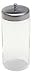 Applicator Jar, Glass w/ Stainless Steel Cover, 6.75H x 3D