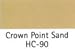 BENJAMIN MOORE PAINT COLOR SAMPLE Crown Point Sand HC-90 SIZE:2 OZ.