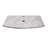 IMAGE OF Decolav 1677-MBI Lola 25-Inch Stone Vanity Countertop, Bianco Marble