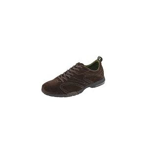 Buy Rockport Kanaye | Mens Lace up casual Shoes Chocolate Suede Green Stitch by Rockport