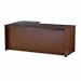 BASYX Bow Front Desk Shell with Right Corner Extension