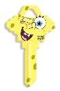 SpongeBob Yellow Schlage SC1 House Key