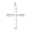 Sterling Silver Cross Pendant with 20 Inch Sterling Silver Chain