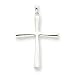Sterling Silver Cross Pendant with 20 Inch Sterling Silver Chain