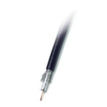 250ft RG6 U Dual Shield In Wall Coaxial Cable - Black by Cables To Go