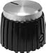 Marshall Replacement Guitar Amp Knob, Silver Cap, Set Screw
