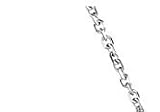 0.25 Cts Diamond Open Heart Dangling Pendant in 18K White Gold