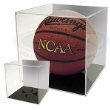 BCW BallQube Grandstand Basketball / Soccer Ball Holder - Mirrored Back - Sports Memoriablia Display Case - Sportscards Collecting Supplies