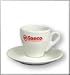 Saeco Espressotassen weiß 6er Set mit Logo 830109177