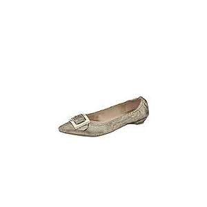 Buy Enzo Angiolini Ivie | Ladies Dress Flat Shoes Silver by Enzo Angiolini