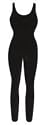 Adult Black Tank Unitard