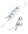 Headphone Cable Wire Cord Wrap Organizer (White) for Ipod apple Headphone Cable Wire Cord Wrap Organizer (White) for Ipod apple