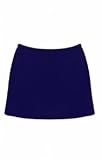 Navy Plus Size High Waisted Swim Skirt - Women's Swimwear Plus Size Swimsuit
