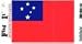 Vinyl Decal- Western Samoa Flag