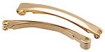 France Luxe Dainty Old Fashioned Slide Barrette - Gold