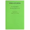 On Aristotle's "On the Soul 1.1-2": On Aristotle's on the Soul 1.1 2 (Ancient Commentators on Aristotle)
