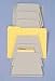 Buddy Products 4810-4 Mirage recycled steel wall rack file, 7 open-ended pockets, black