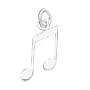 Sterling Silver Music Notes Charm