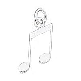 Sterling Silver Music Notes Charm