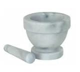 Thunder Group MRGR003 Marble Grinder, 3-Inch, White