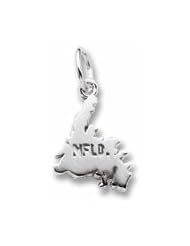 Newfoundland Map Charm