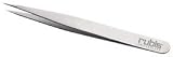 RUBIS Switzerland 132-3-3/4 Pointed Tip Tweezer (Model: MC0132SS)