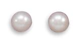 4-5mm White Cultured Freshwater Pearl Stud Earrings