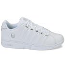K-Swiss Women's Albury II Sneakers,White/Platinum,6.5 M US