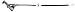 THROTTLE & CHOKE CONTROL ASSY REPL SCAG 481544 (40-1/2")