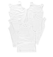 5 Pack Pure Cotton Sleeveless Vests