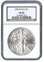 Certified Uncirculated Silver Eagle 2008 MS69