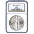 2008 Silver American Eagles - Brilliant Uncirculated