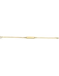Youth I.D. Bismark Bracelet 14K Yellow 05.00X23.00 Mm 19744