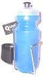 Twofish Waterbottle Cage w/ Bottle Blue Velcro