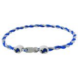 Detroit Lions Twisted Titanium Necklace. 21 inch.