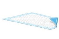 Blue Disposable Underpads (Chux), Large Size 23 X 36, Case/100 2 Bags of 50