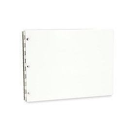 Pina Zangaro Vista, A4, 8.3 x 11.7, Screwpost Presentation Book, Landscape Format, Snow